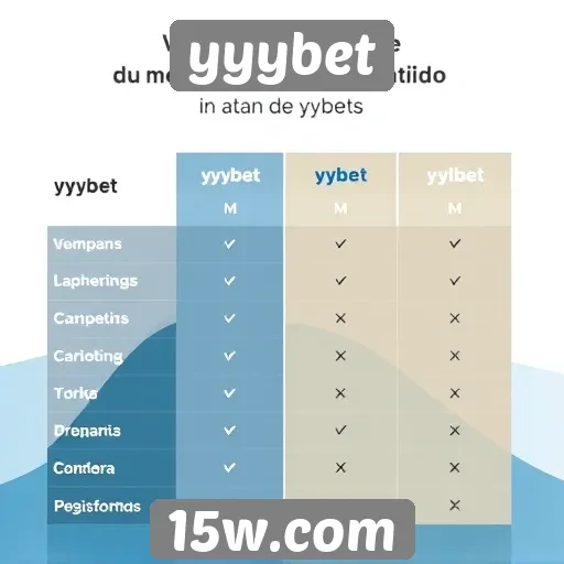 Comparativo entre yyybet e concorrentes